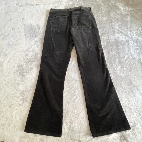 Ralph Lauren Jeans Co Womens Corduroy Pants 10 Black High Waist Boot Cut Classic - Picture 3 of 5